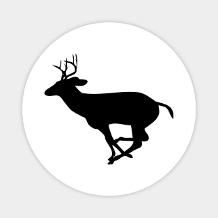 Deer Hunter - Deer running  silhouette Magnet